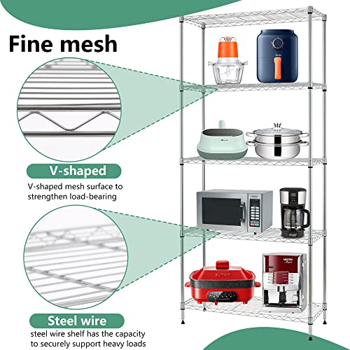 5 Tier Wire Shelf