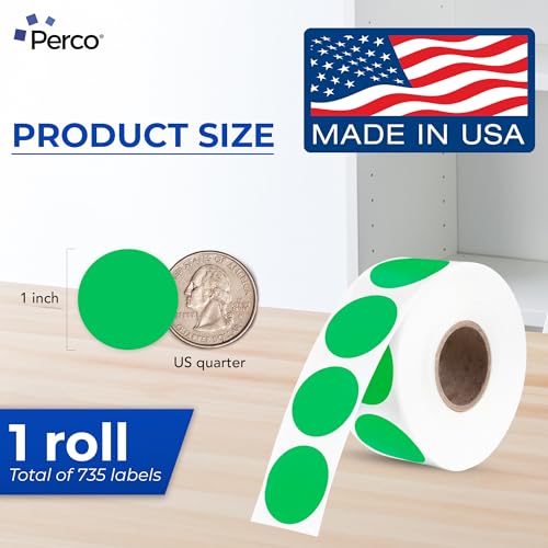Dark Green Thermal Labels (Dark Green)