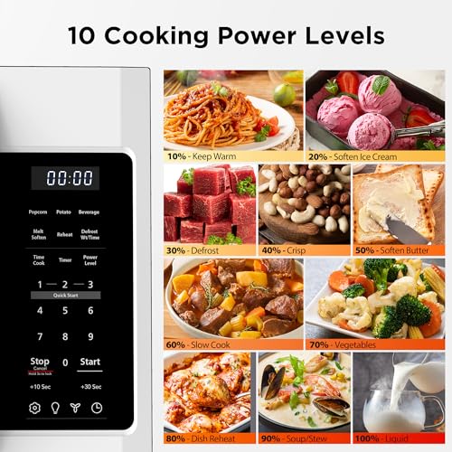 Over-the-Range Microwave Oven, 1.7 Cu.Ft, 1000W, White (1.7 Cu.Ft White)