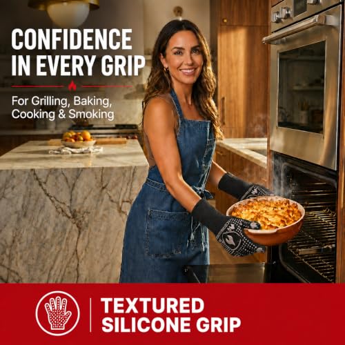 BBQ & Grill Gloves (Gray / Medium)