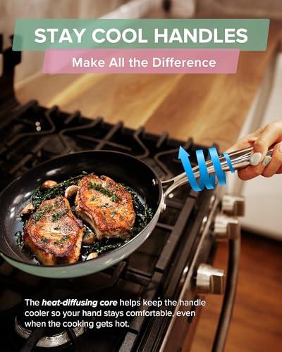Lux 13 Piece Premium Cookware Collection (Mint Green (G10))