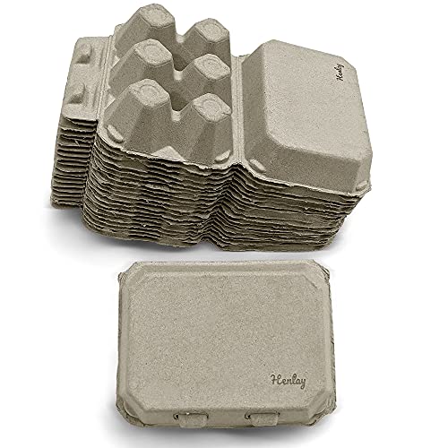 Half Dozen Blank Egg Cartons (Tan / 20)