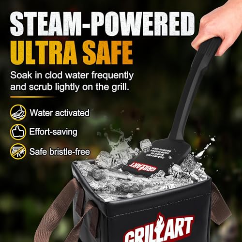 Grill Brush Bristle Free (SteamWizards grill brush)