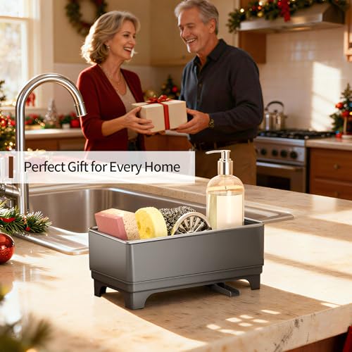 Sponge Holder for Kitchen Sink (Grey 1)
