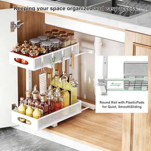 Under Sink Organizer (White)