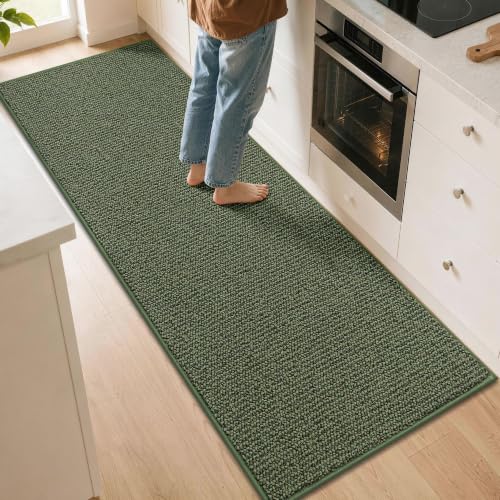 Kitchen Runner Rugs 31"x96" (Green / 31" X 96" (Rectangular))