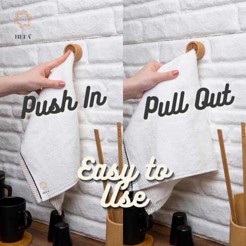 Eco 8 Pack Towel Hooks (8 Pack / Bamboo)