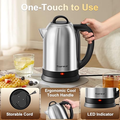 2.5L Large Electric Kettle (silver)