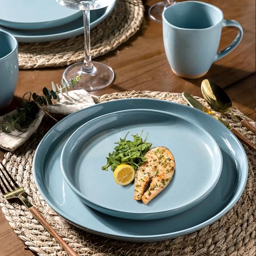 Dinnerware Sets for 4 (Stone Blue / Service For 4(12Pcs))
