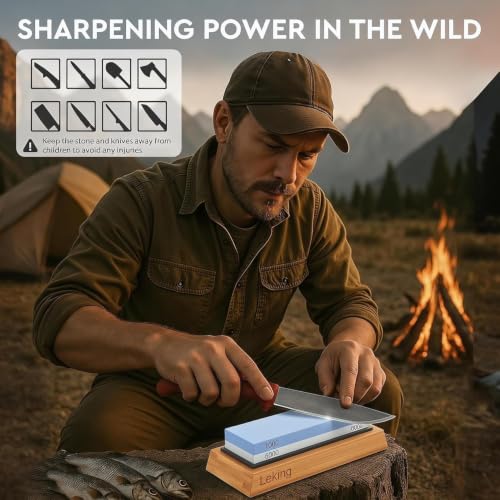 Knife Sharpening Stone Set (Multicolor)