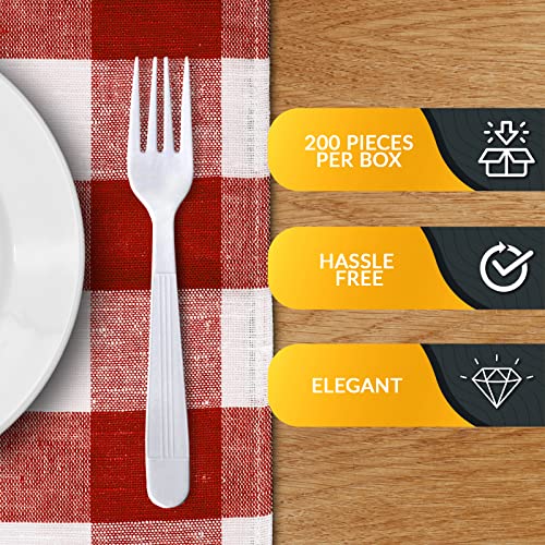 Heavy Weight Disposable Plastic Forks (Forks)