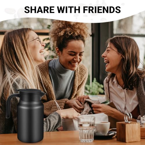 Insulated Coffee Carafe (Black / 51 Ounces)