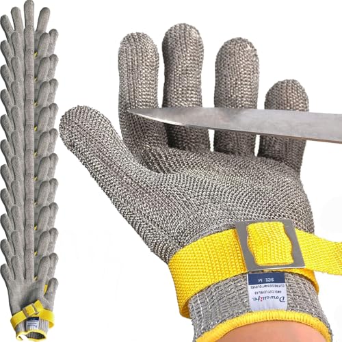 Comfortable ANSI A9 Cut Resistant Glove Food Grade (Large (Pack of 12) / Original)