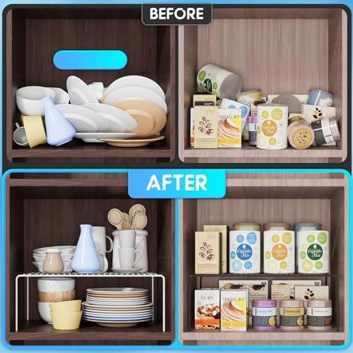 4Pack Cabinet Storage Shelf Spice Rack (4 Count)
