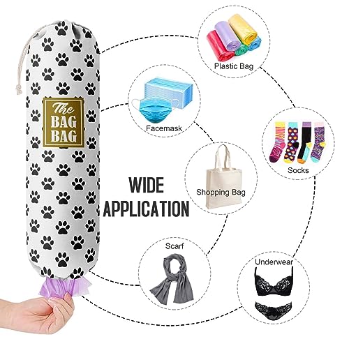 Grocery Bags Holder Organizer For Shopping Bags (Dog 11)