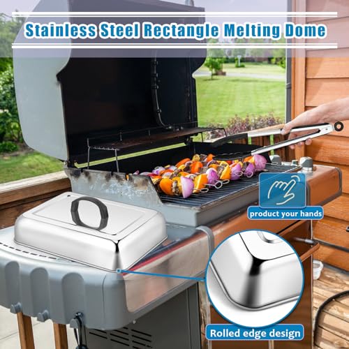 Melting Dome 13.3" X 9.8" Stainless Steel Basting Steam Cover