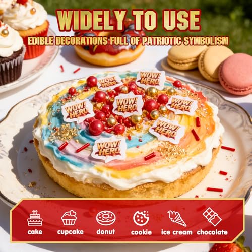 Edible Hero Sprinkles for Cake Decorating (Heroism)