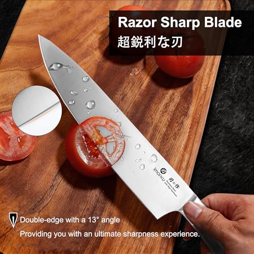 3 Pieces Knife set (Red-brown)