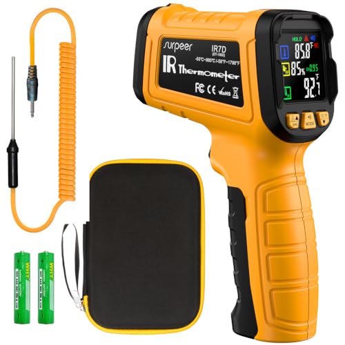 Infrared Thermometer Gun (Yellow)