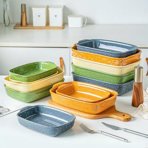 Casserole Dish Set of 3 (Yellow)