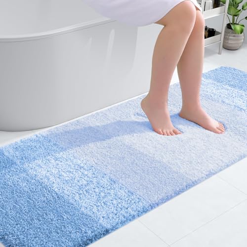 Bathroom Runner Rug 70x24 (70" X 24" / Light Blue)