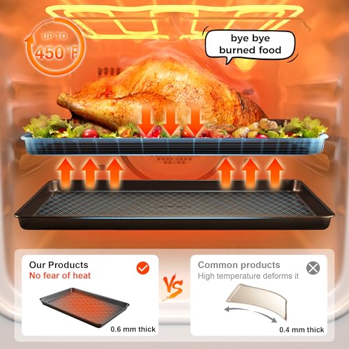 2 Pack Half Sheet Pan Set (Dark Gray / Half Sheet)