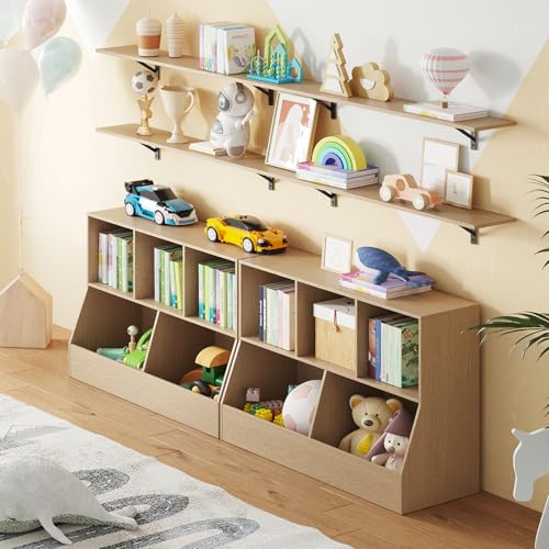 Long Wall Shelves (Natural / 55.1 Inch)