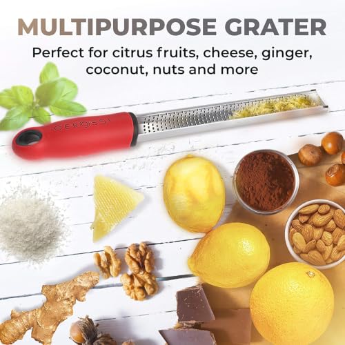 Stainless Steel Cheese Grater & Lemon Zester w