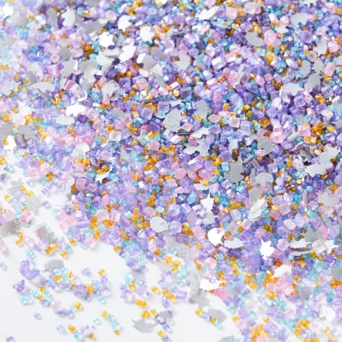 Unicorn Sanding Sugar Edible Glitter Stars Mix (Unicorn)