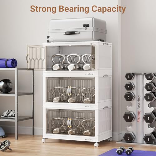400Qt Stackable Storage Bins with Lid (5 Count)