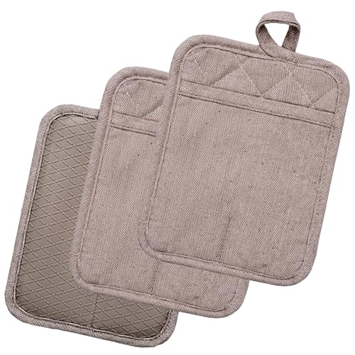 Pot Holders Yarn (Potholders / Khaki Pot Holders)