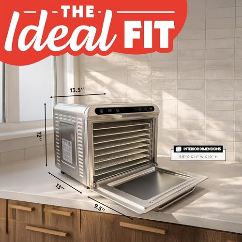 8 Tray Digital Food Dehydrator (8 Tray)