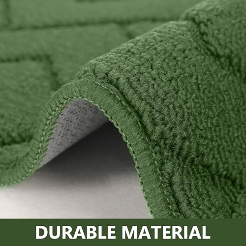 Kitchen Runner Rug (Green / 20"x48"+20"x48")
