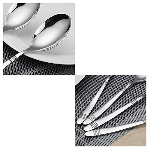 12 Pieces Stainless Steel Dinner Spoons