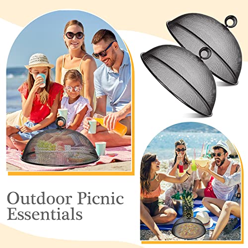 6 Pcs Metal Mesh Food Cover Outdoor Food Tents