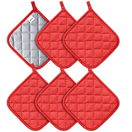 6 Pack Pot Holders for Kitchen Clearance (6 Count)