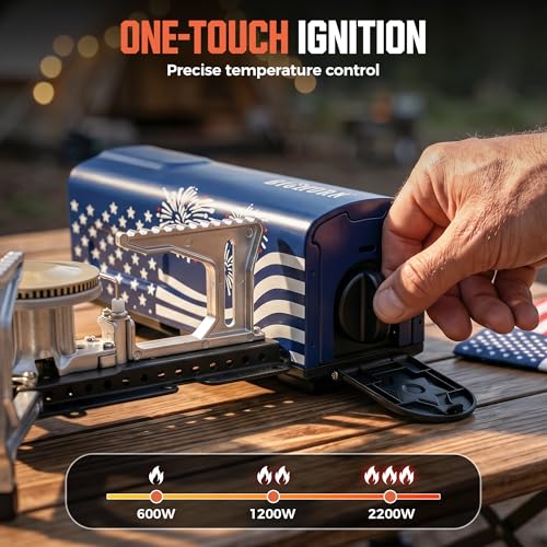 OUTDOORS Butane Camping Stove (Blue)