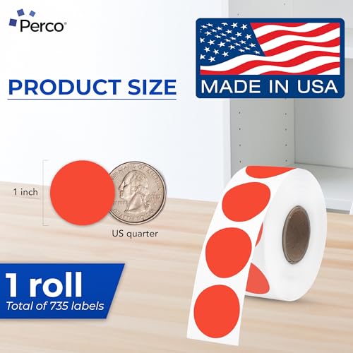 Red Thermal Labels (Red)