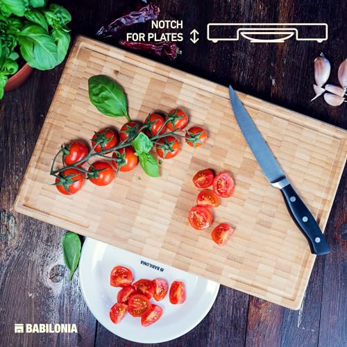 XXL Bamboo Cutting Board (Organic Bamboo / 24"L x 15"W)