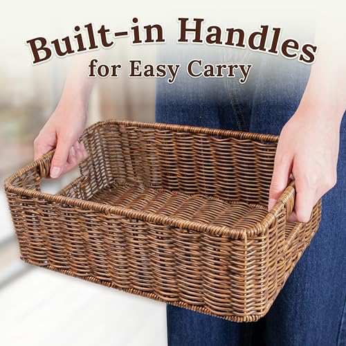 WeeNest Baskets for Storage (Toffee)