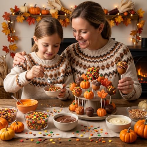 Autumn Themed Sprinkle Blend with Colored Sugar Leaf Shapes (Orange, red, yellow)