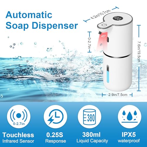 Automatic Foaming Soap Dispenser Touchless (White / Foam)