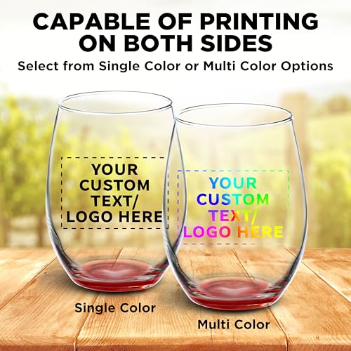 10 ARC Stemless Wine Glasses Set (10 Count)