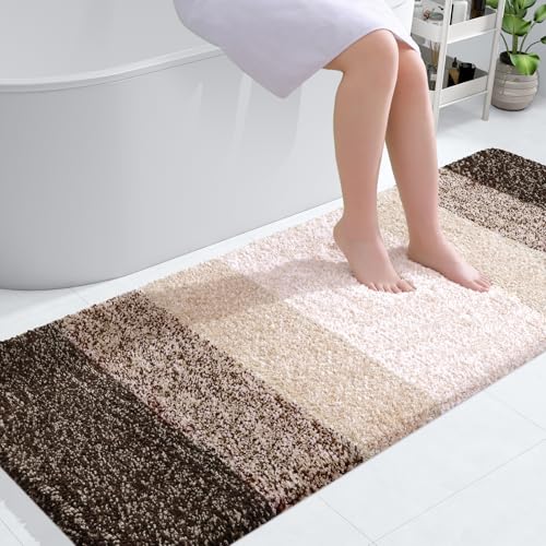 Bathroom Runner Rug 59x24 (59" X 24" / Light Brown)