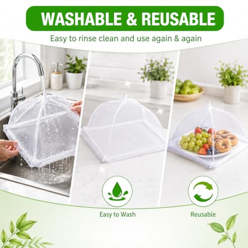 Food Cover 4 Pack Mesh Food Tent (4*14inch)
