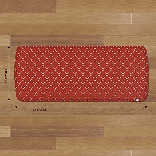 Elite Premier Anti (48"L x 20"W x 0.8"Th / Trellis Red Chile)