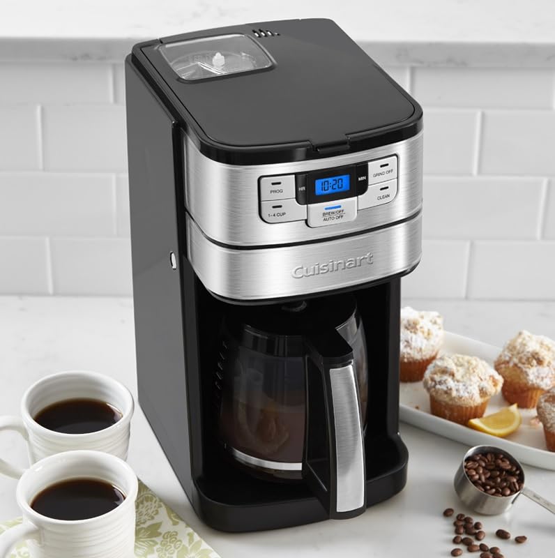 Automatic Grind & Brew 12 (12-Cup Glass / Automatic Grind & Brew / Black/Stainless)
