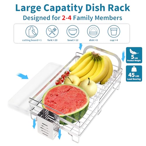 Stainless Steel Dish Racks for Kitchen Counter