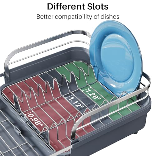 Expandable Dish Drying Rack for Kitchen Counter
