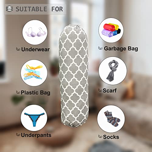 Wall Mount Plastic Bag Organizer (Grey Lantern)